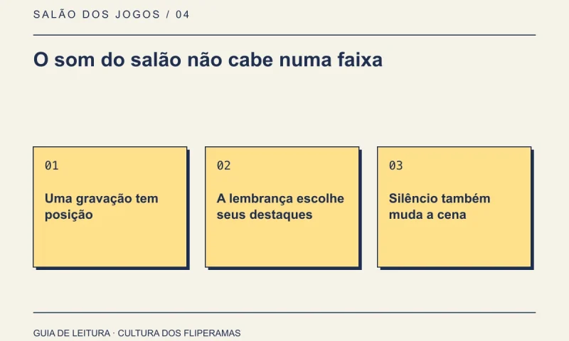 Guia de leitura: O som do salão não cabe numa faixa